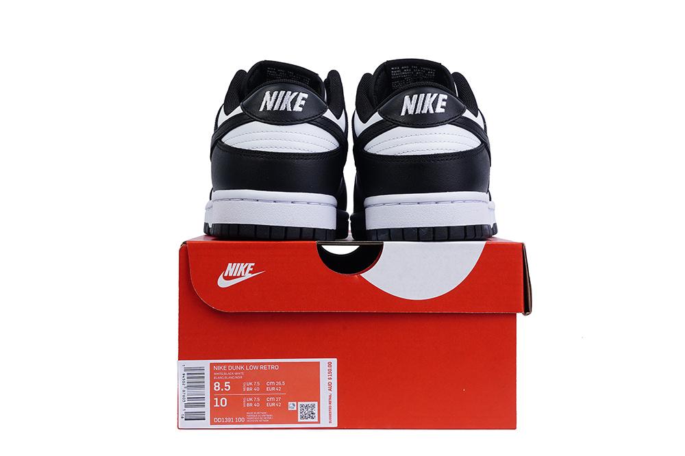 Pk God Nike dunk low retro black panda retail materials ready to ship